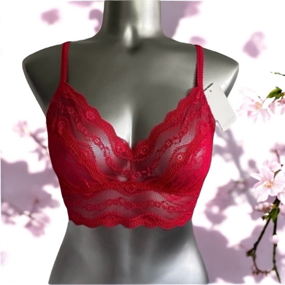 🆕Red Lace Bralette - Picture 1 of 14